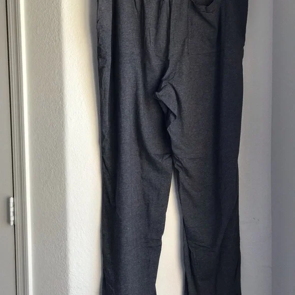New Alfani Sleep Pajama Pants Men's size XXL Charcoal Gray w/Pockets Drawstring - Picture 3 of 16